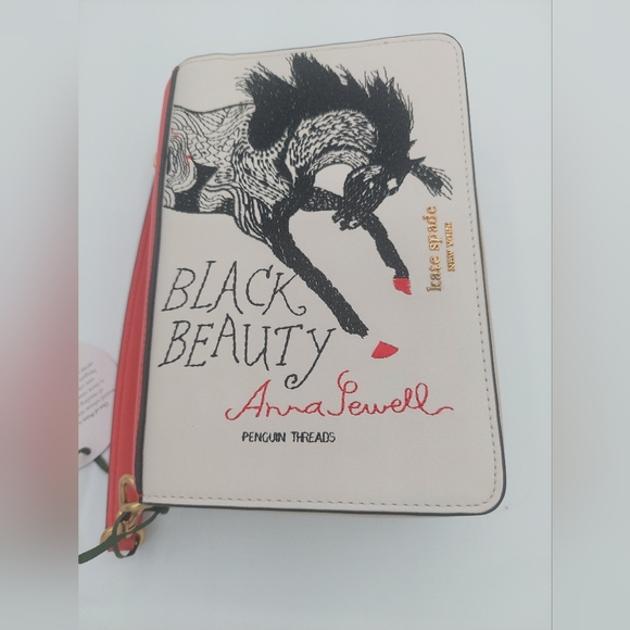 Kate Spade extremely RARE  STORYTELLER Black Beauty SET Bag&Wallet. - Picture 8 of 15